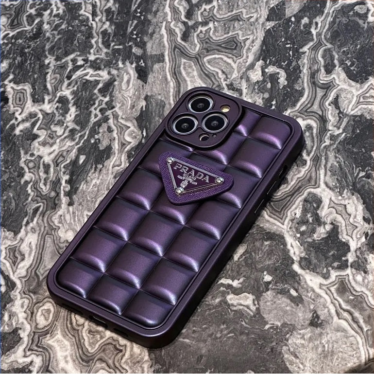 iPhone 14 Pro Max Luxury Prada Kitkat Shaped Soft Case