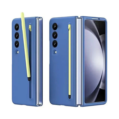 Samsung Galaxy Z Fold4 Integrated Skin Feel Case with S Pen - Blue