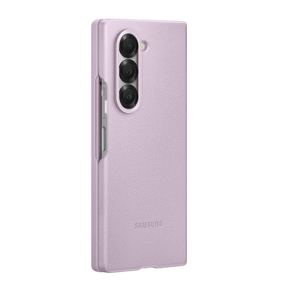 Samsung Galaxy Z Fold 6 Leather Case Protection Protective Shell Cover - Pink