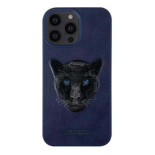 iPhone 14 Pro Santa Barbara Savanna Series Leather Case - Panther