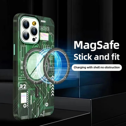 iPhone 14 Pro Luminous Radium Back Cover Case with Magsafe