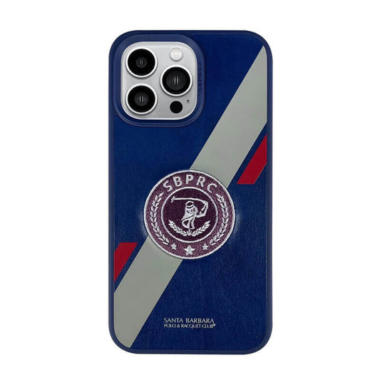 iPhone 14 Pro Santa Barbara Gareth Series Leather Case - Blue