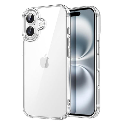 iPhone 16 Hybrid Clear Shockproof Slim Transparent Case