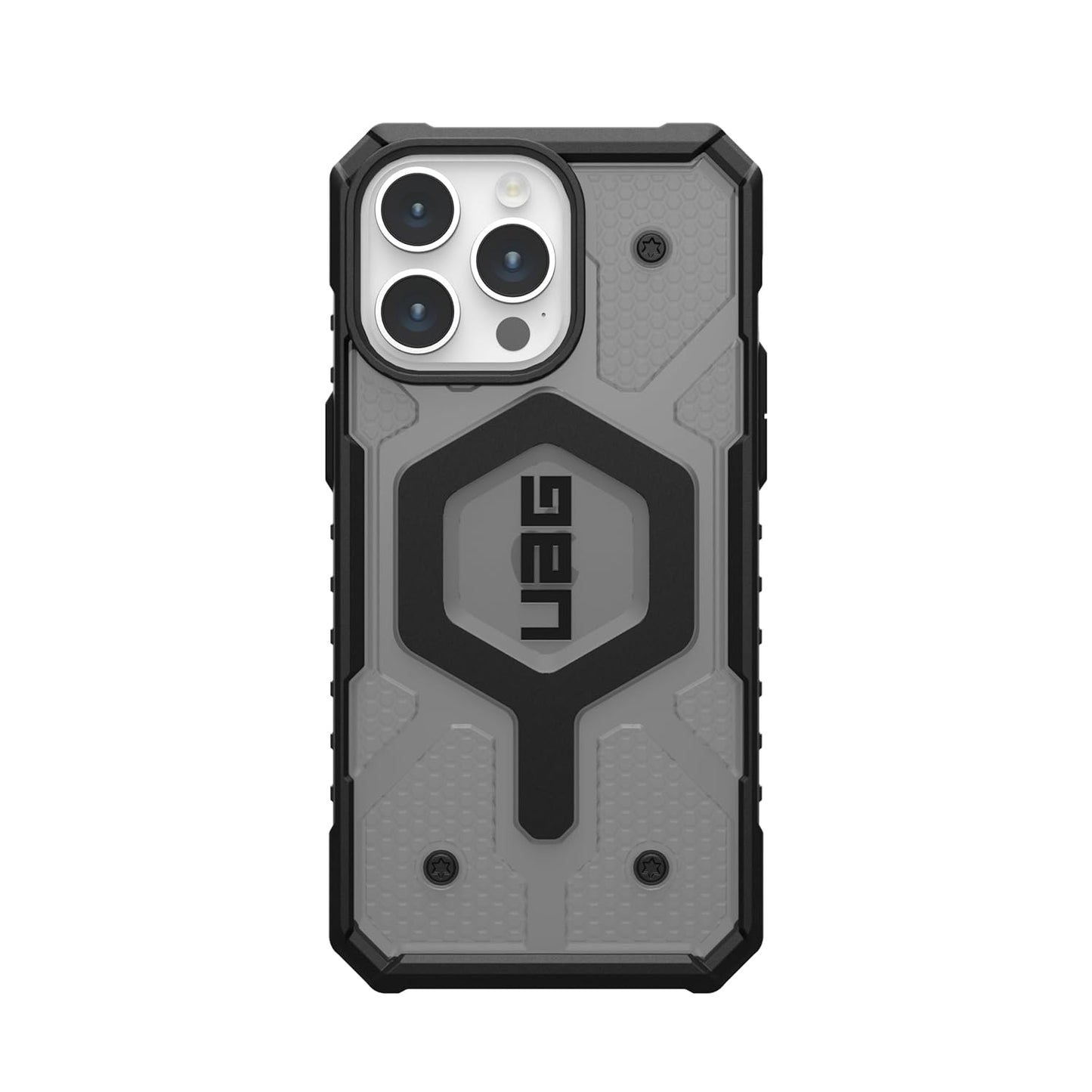 UAG Pathfinder Magsafe Clear Case iPhone 15 Pro - Smoke Black