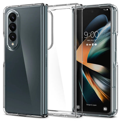 Samsung Galaxy Z Fold 3 Transparent Case with Bumper Camera Protection - Transparent