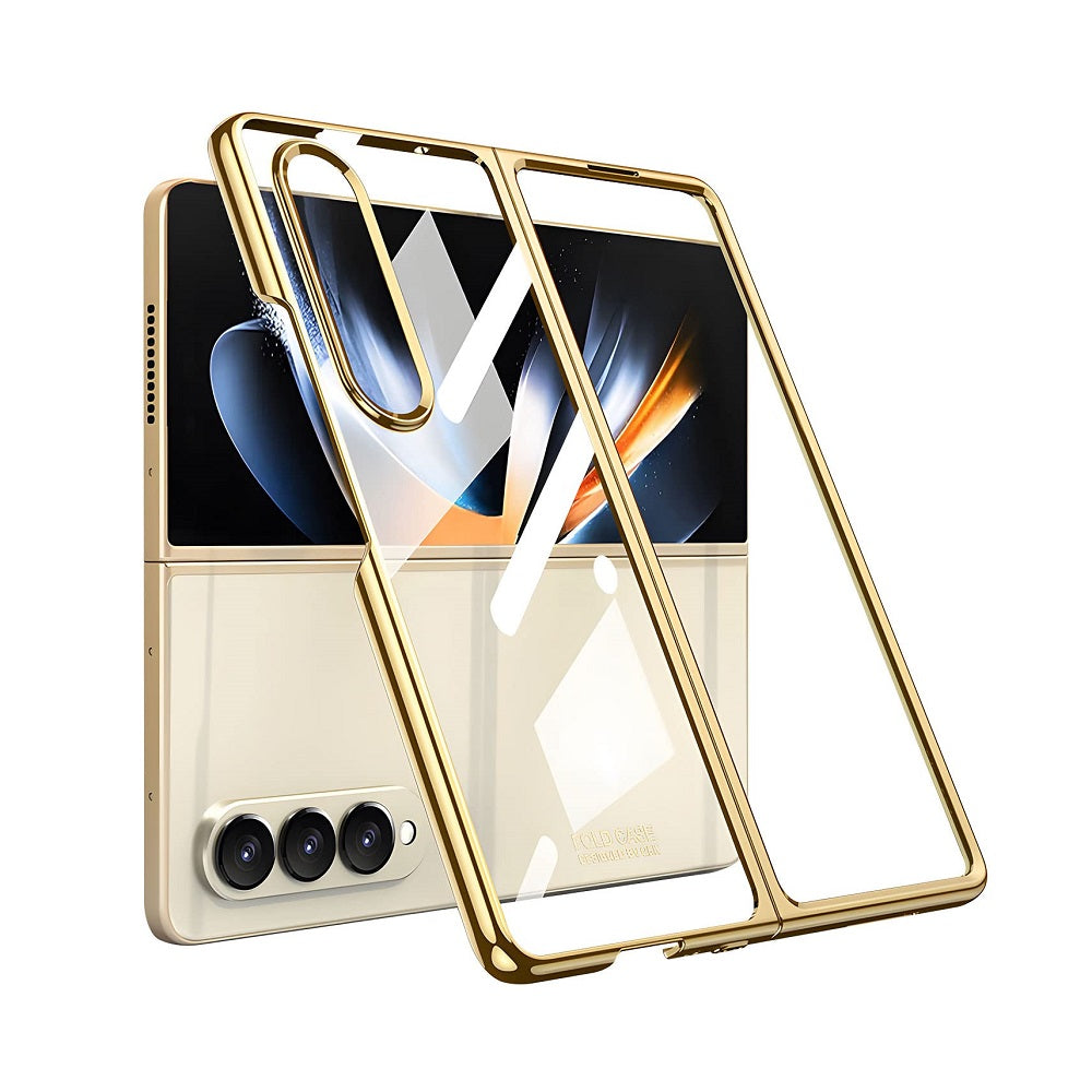 Samsung Galaxy Z Fold 4 Electroplated Chrome Back Cover - Gold