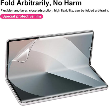 Samsung Galaxy Z Fold 6 Hydrogel Film Protector Full Body Protection  (Outer + Inner Screen) Pack of 3 - Clear Glossy