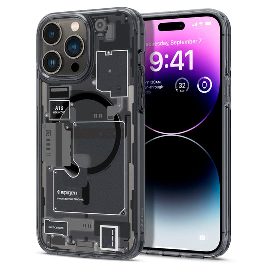 iPhone 15 Pro Max Ultra  Machine Hybrid Shockproof Case Case - Black