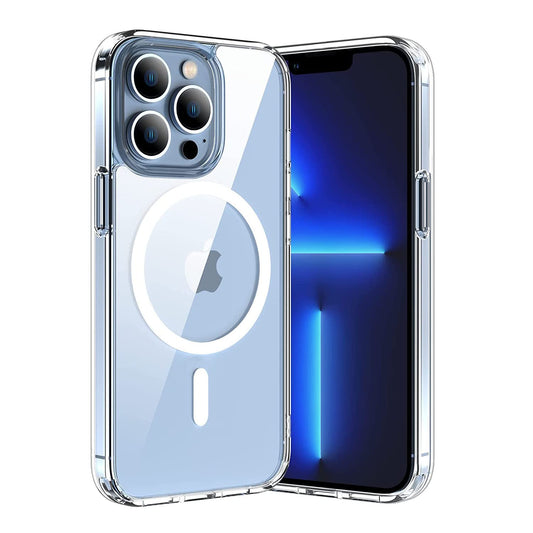 iPhone 13 Pro Ultra Hybrid Magnetic Protective Clear Case - Transparent