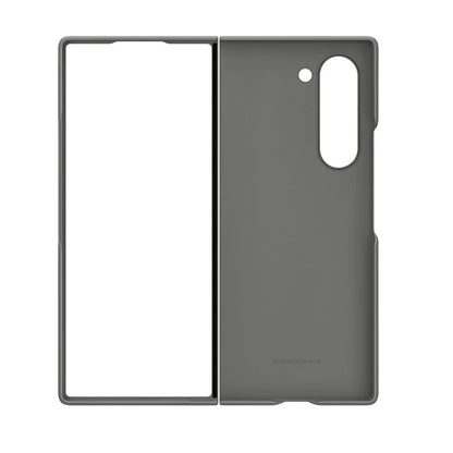 Samsung Galaxy Z Fold6 Slim Skin Feel S Pen Case with Front Glass Protection & Stylus Included - Gray