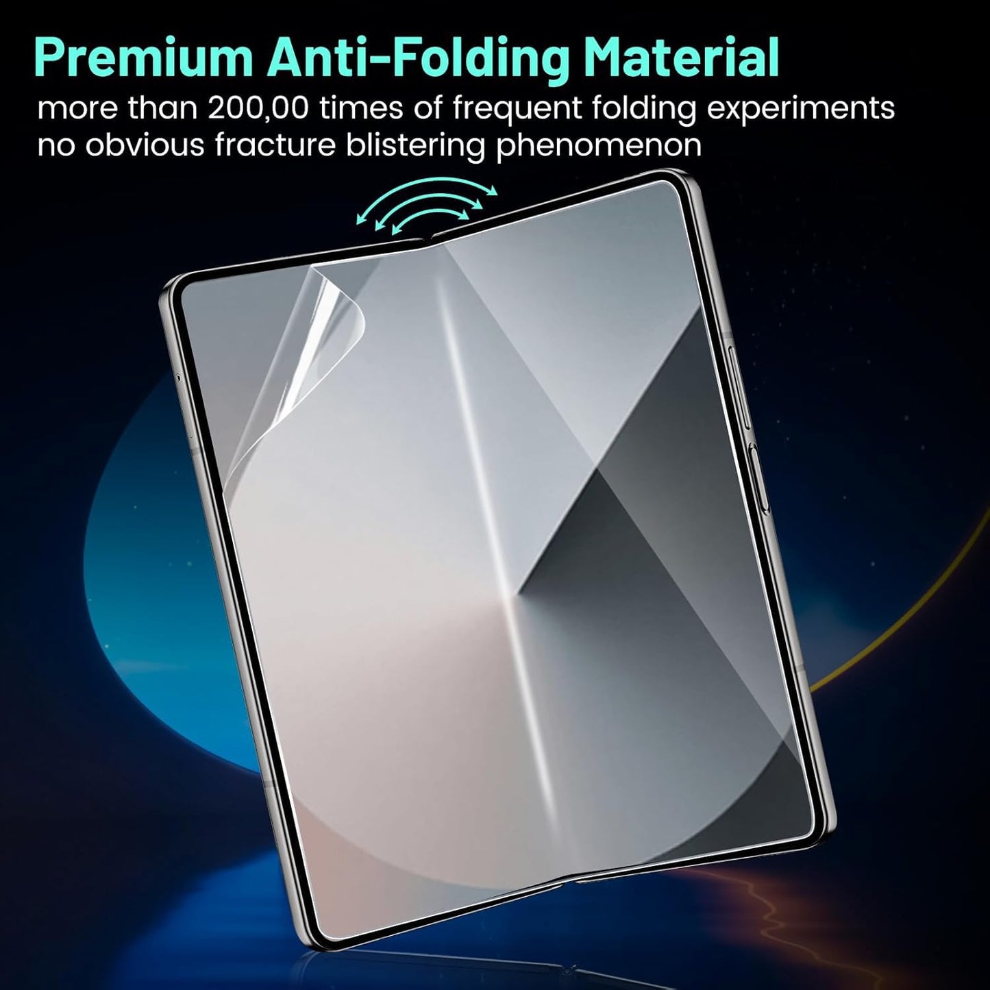 Samsung Galaxy Z Fold 6 Hydrogel Film Protector Full Body Protection  (Outer + Inner Screen) Pack of 3 - Clear Glossy