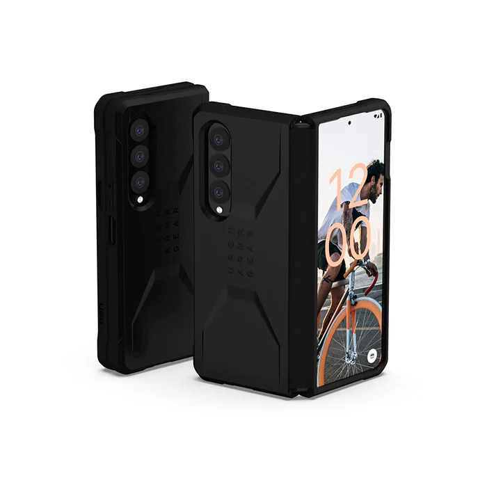 Samsung Galaxy Z Fold 4 UAG Civilian Ultra Thin Shock-Absorbentd Protection Case-Black