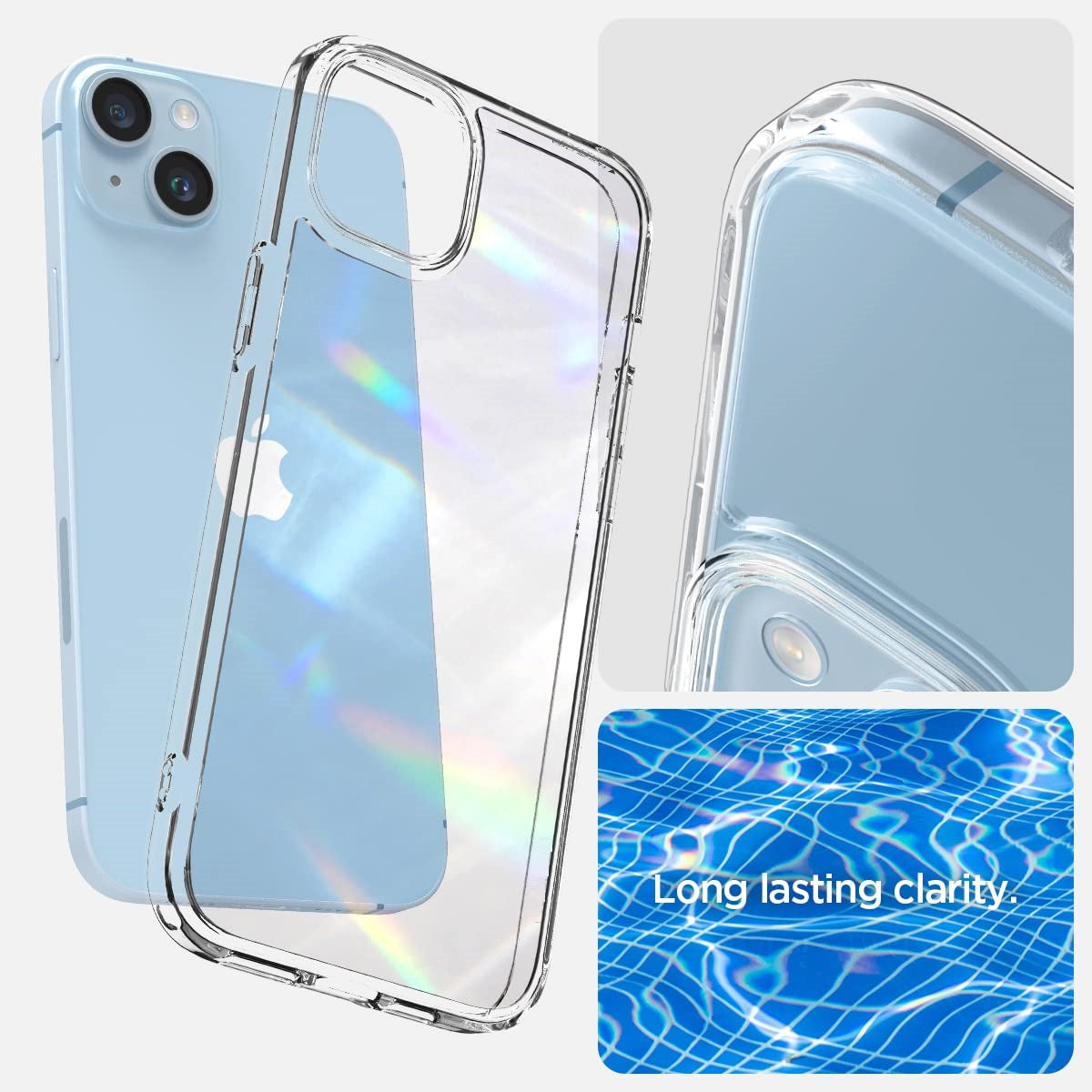 iPhone 14 Plus Hybrid Clear Shockproof Transparent Case