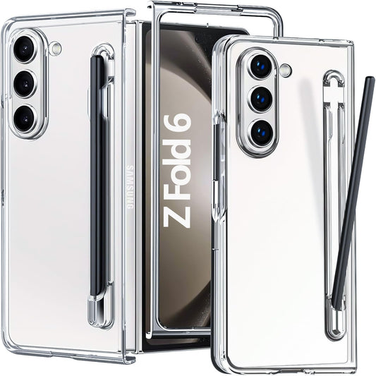 Samsung Galaxy Z Fold6 Cristal Clear Transparent Case with S Pen - Clear