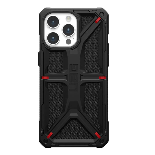 iPhone 15 UAG Monarch Rugged Armour Premium Protective Kevlar Case - Black