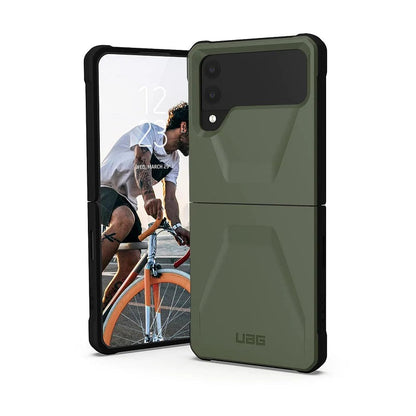 Samsung Galaxy Z Flip 4 UAG Civilian Ultra Thin Shock-Absorbentd Protection Case-Green