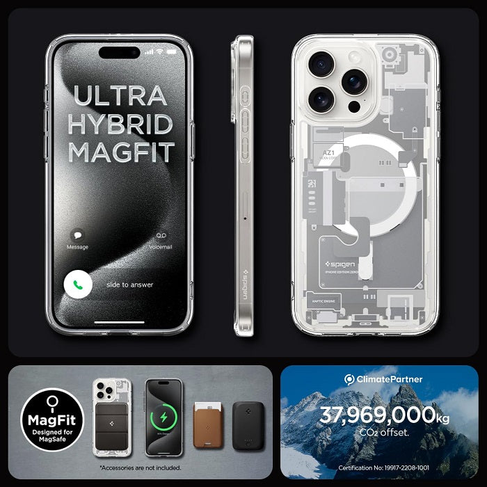 iPhone 15 Ultra Hybrid Zero One MagFit MagSafe Matte Shine Case