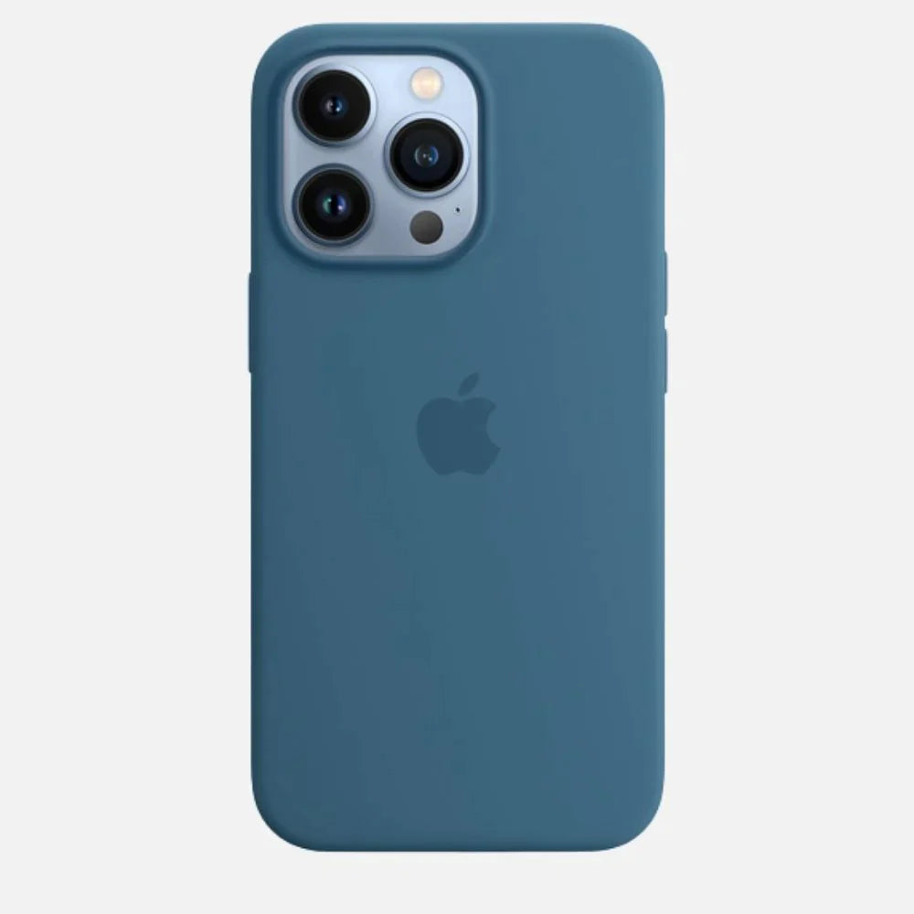 iPhone 13 Pro Max Liquid Silicon Case - D Blue