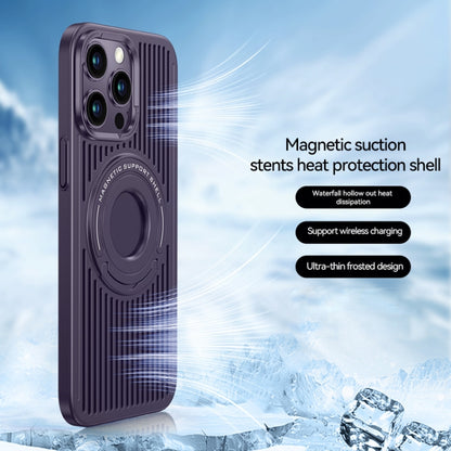 iPhone 15 Pro Max Hard Shell MagClap Cooling Case - Purple