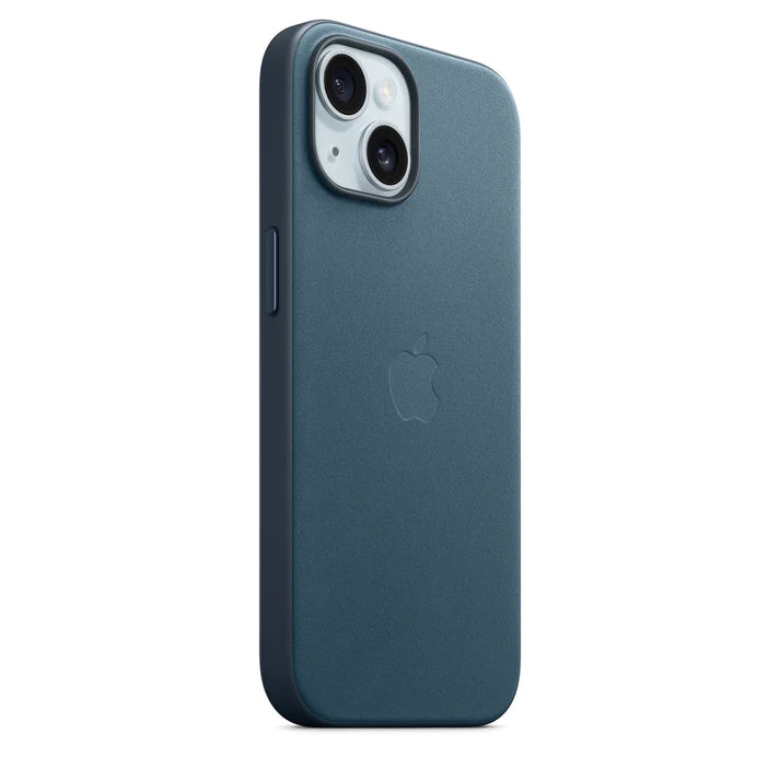 iPhone 15 Fine Woven Case With Magsafe Case - Pacific Blue