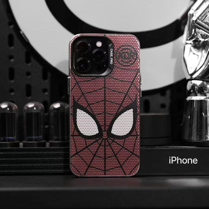 iPhone 14 Pro Max Marvel Spiderman Shockproof Case - Red