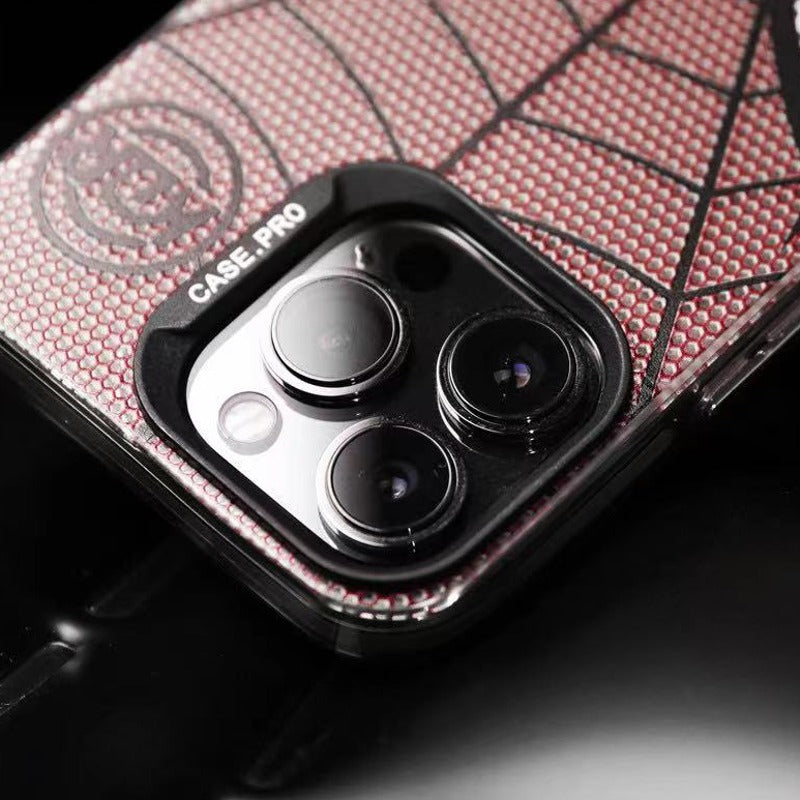 iPhone 14 Pro Max Marvel Spiderman Shockproof Case - Red