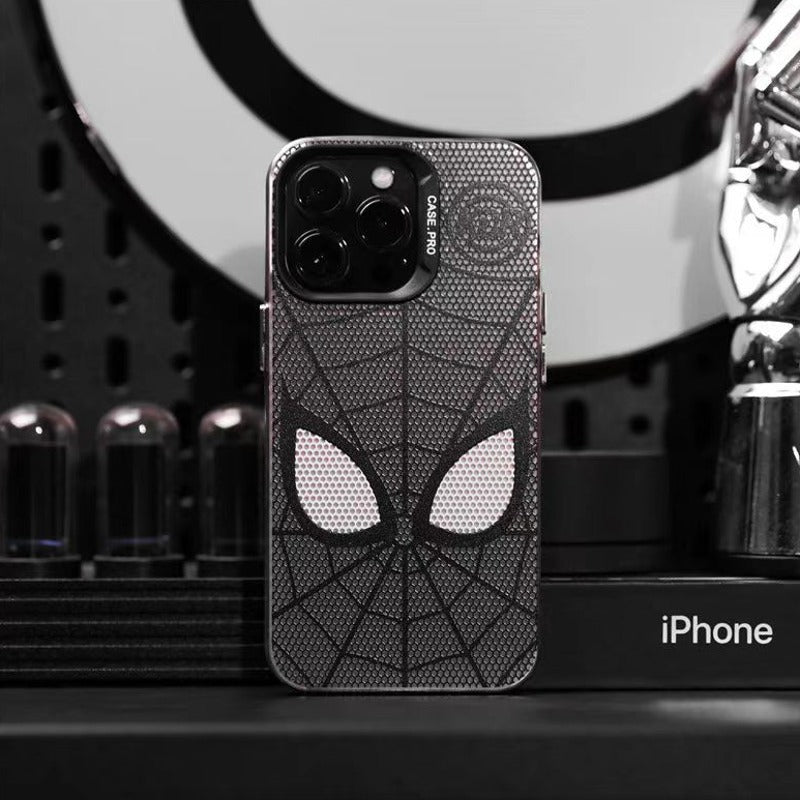 iPhone 14 Pro Max Marvel Spiderman Shockproof Case - Red