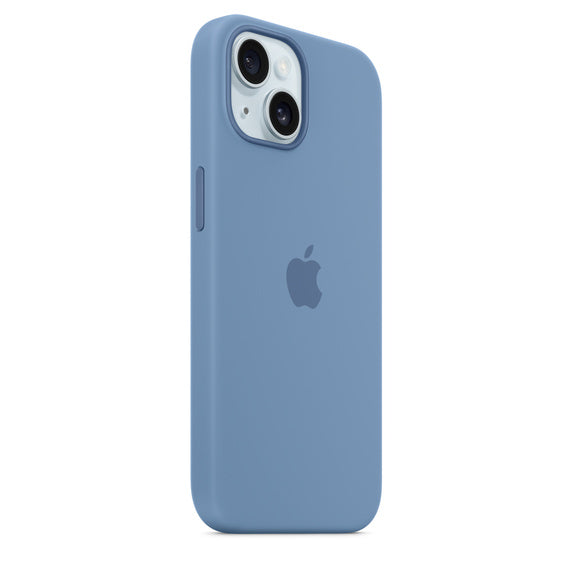 iPhone 15 Plus Silicon Case with Magsafe - Blue