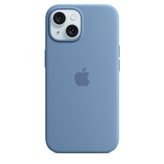 iPhone 15 Plus Silicon Case with Magsafe - Blue