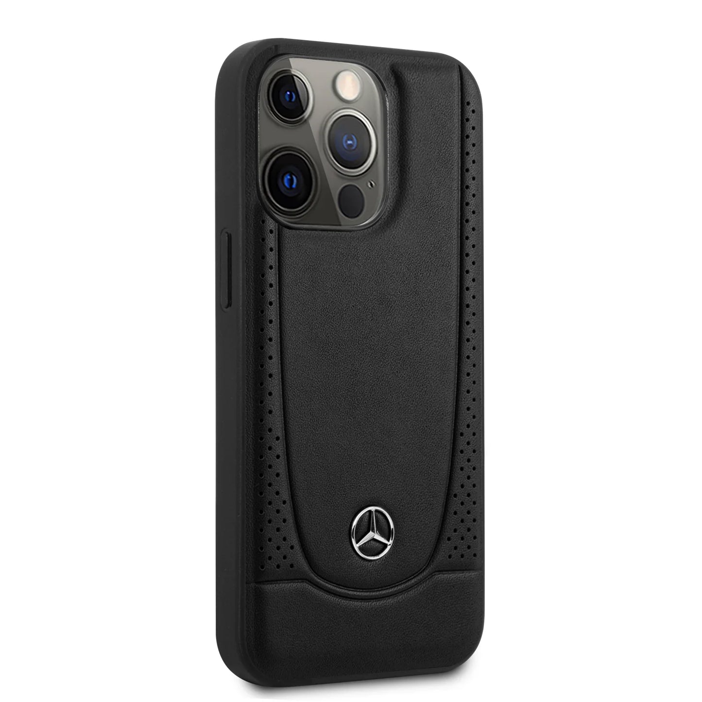 iPhone 14 Pro Leather Case Mercedes Logo Leather Case