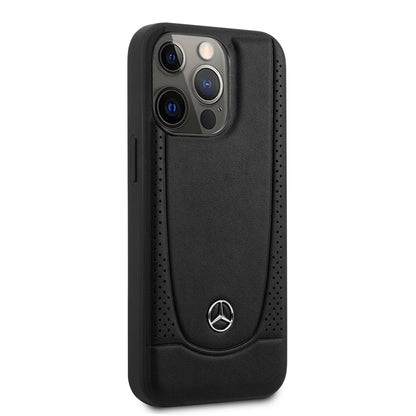 iPhone 14 Pro Leather Case Mercedes Logo Leather Case