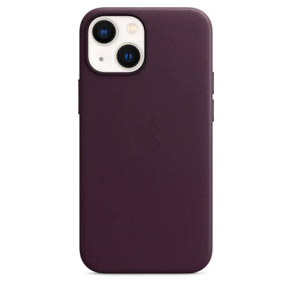 iPhone 14 Plus Leather Case with MagSafe - Deep Purple