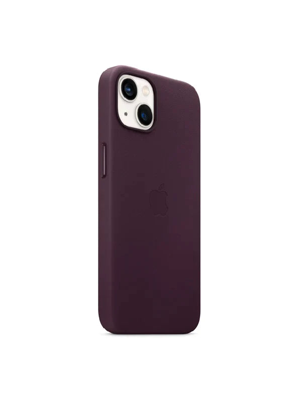 iPhone 14 Plus Leather Case with MagSafe - Deep Purple