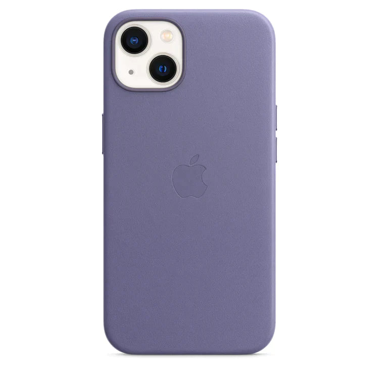 iPhone 14 Plus Leather Case with MagSafe - Purple