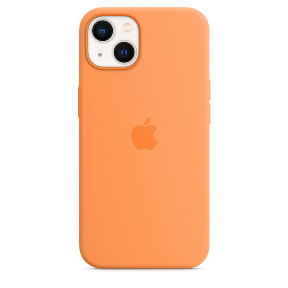 iPhone 13 Liquid Silicon Case with MagSafe - Orange