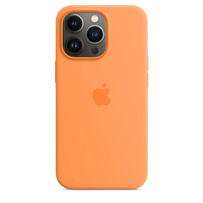 iPhone 13 Pro Liquid Silicon Case - Orange