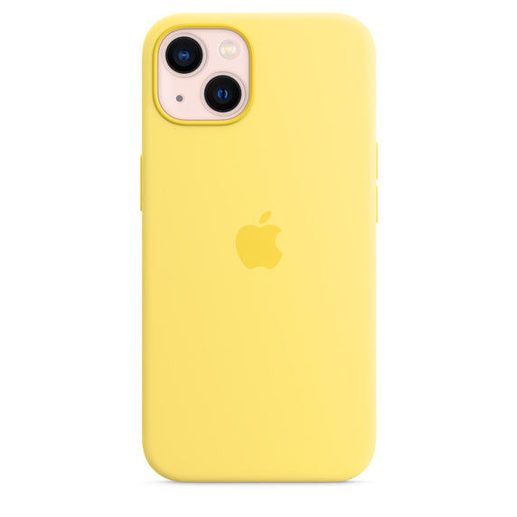 iPhone 13 Liquid Silicon Case with MagSafe - Yellow