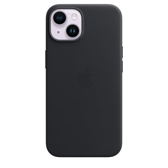 iPhone 14 Plus Leather Case with MagSafe - Black