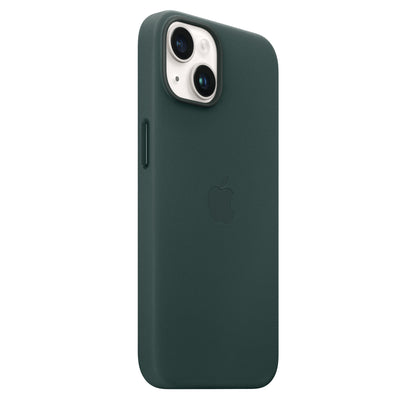 iPhone 15 Leather Case with MagSafe Animation - Green