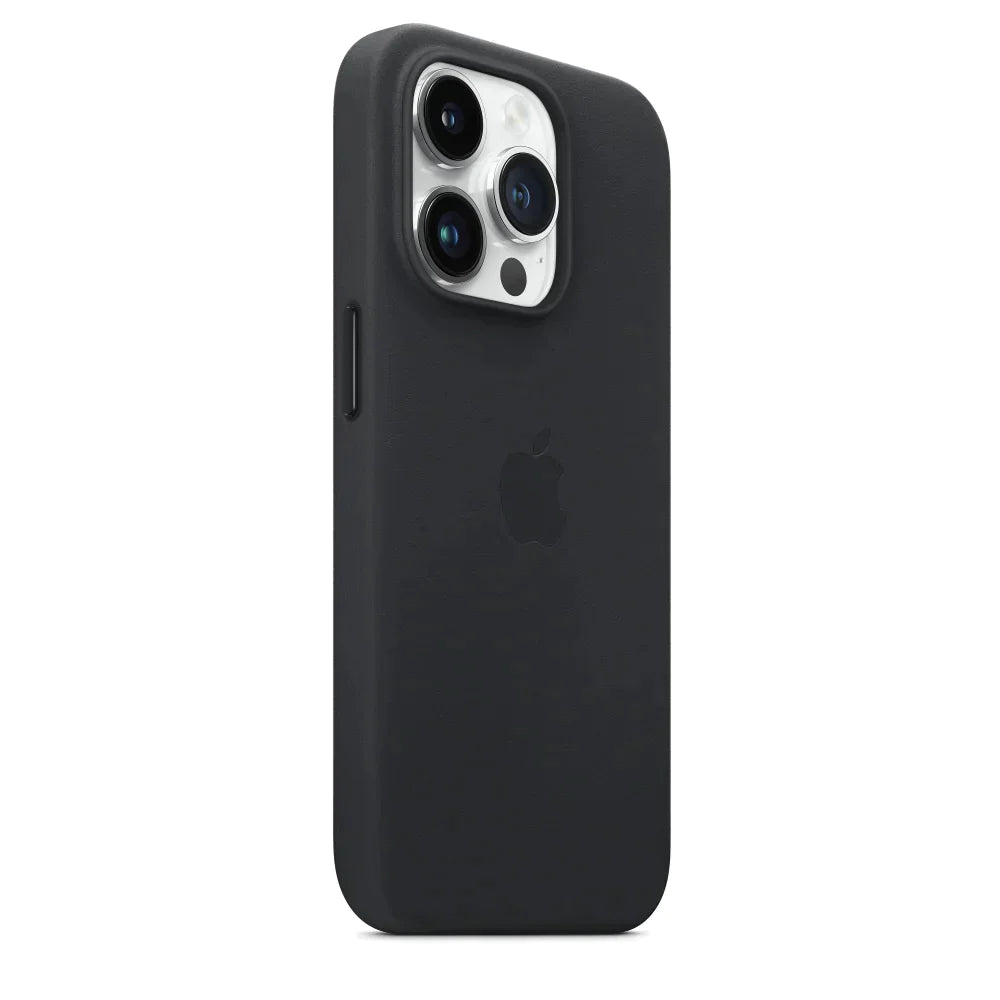 iPhone 13 Pro Leather Case - Black