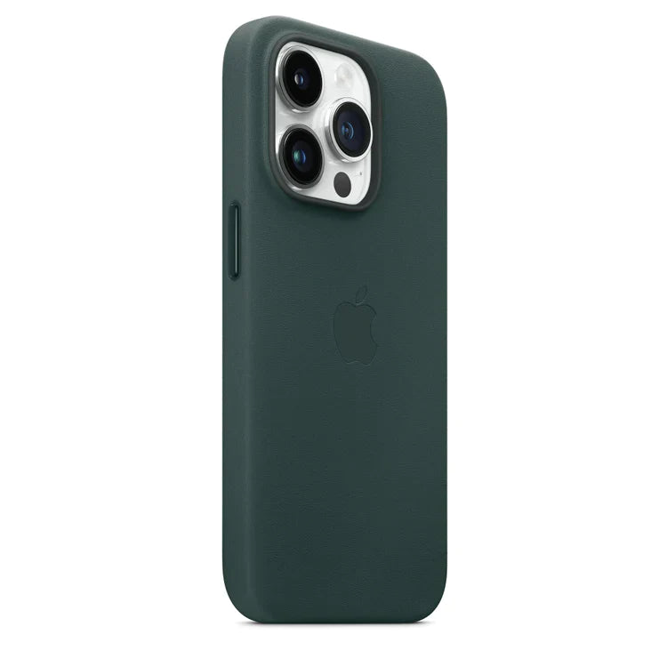 iPhone 13 Pro Leather Case - Green