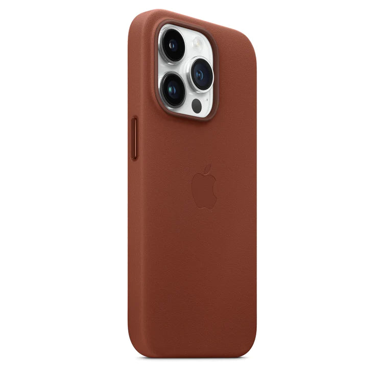 iPhone 15 Pro Leather Case with MagSafe Animation - Umber Brown