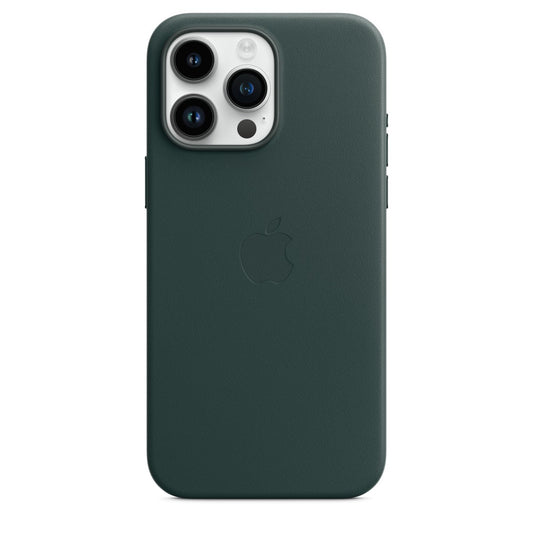 iPhone 15 Pro Leather Case with MagSafe - Green