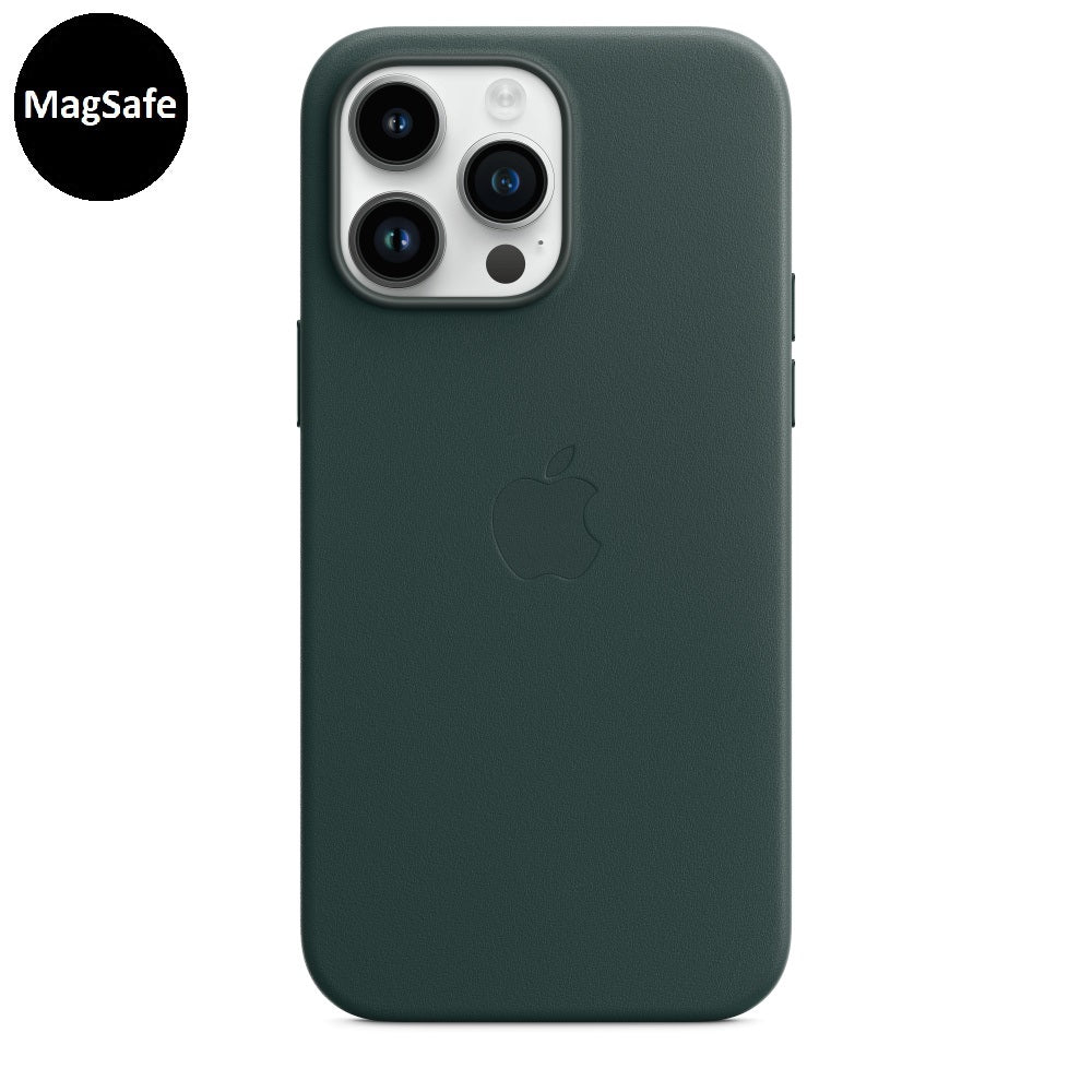 iPhone 13 Pro Leather Case with MagSafe - Green