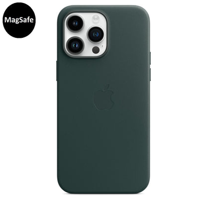 iPhone 13 Pro Leather Case with MagSafe - Green