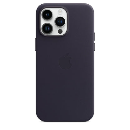 MagSafe Leather Case for iPhone 14 Pro - Deep Purple