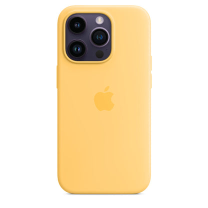 iPhone 13 Pro Liquid Silicon Case - Yellow