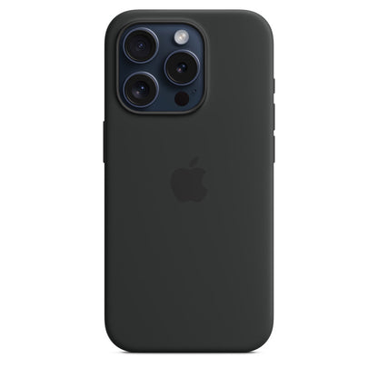 iPhone 15 Pro  Silicon Case with Magsafe - Black