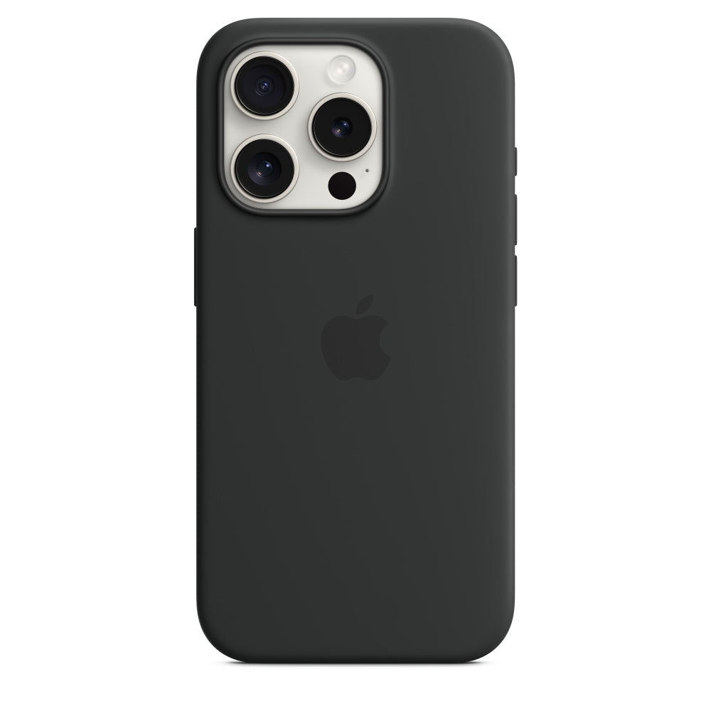 iPhone 15 Pro  Silicon Case with Magsafe - Black