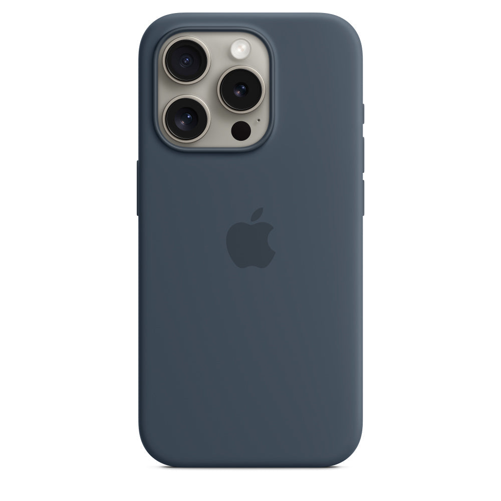 iPhone 15 Pro  Silicon Case with Magsafe - Navy Blue